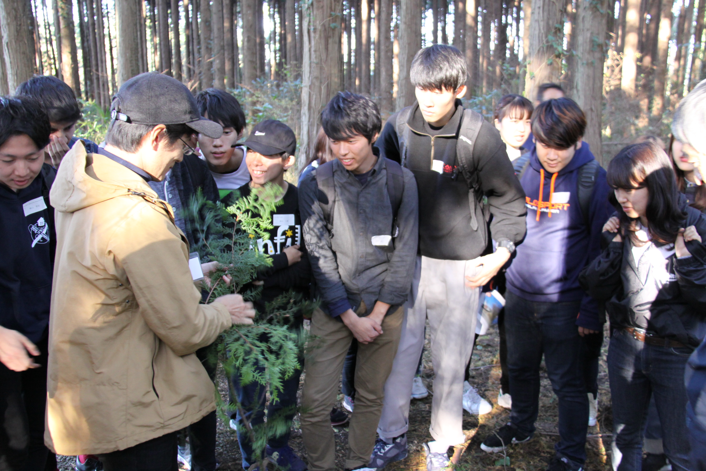 20171112 森林での学生向けエココミュニティ研修